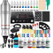 Complete Tattoo Pen Machine Kit Rotary Cartridge Tattoo Starter Set 10