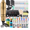 Complete Tattoo Pen Machine Kit Rotary Cartridge Tattoo Starter Set 7