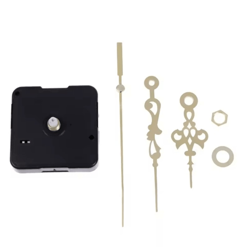 Silent Quartz Clock Movement Kit With Hands DIY Wall Clock Repair Set 9