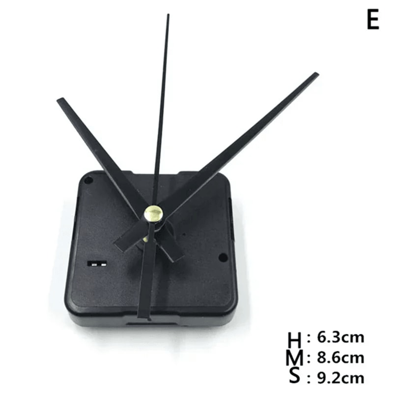 Silent Quartz Clock Movement Kit With Hands DIY Wall Clock Repair Set 6