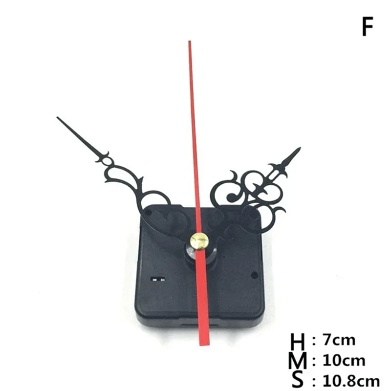 Silent Quartz Clock Movement Kit With Hands DIY Wall Clock Repair Set 7