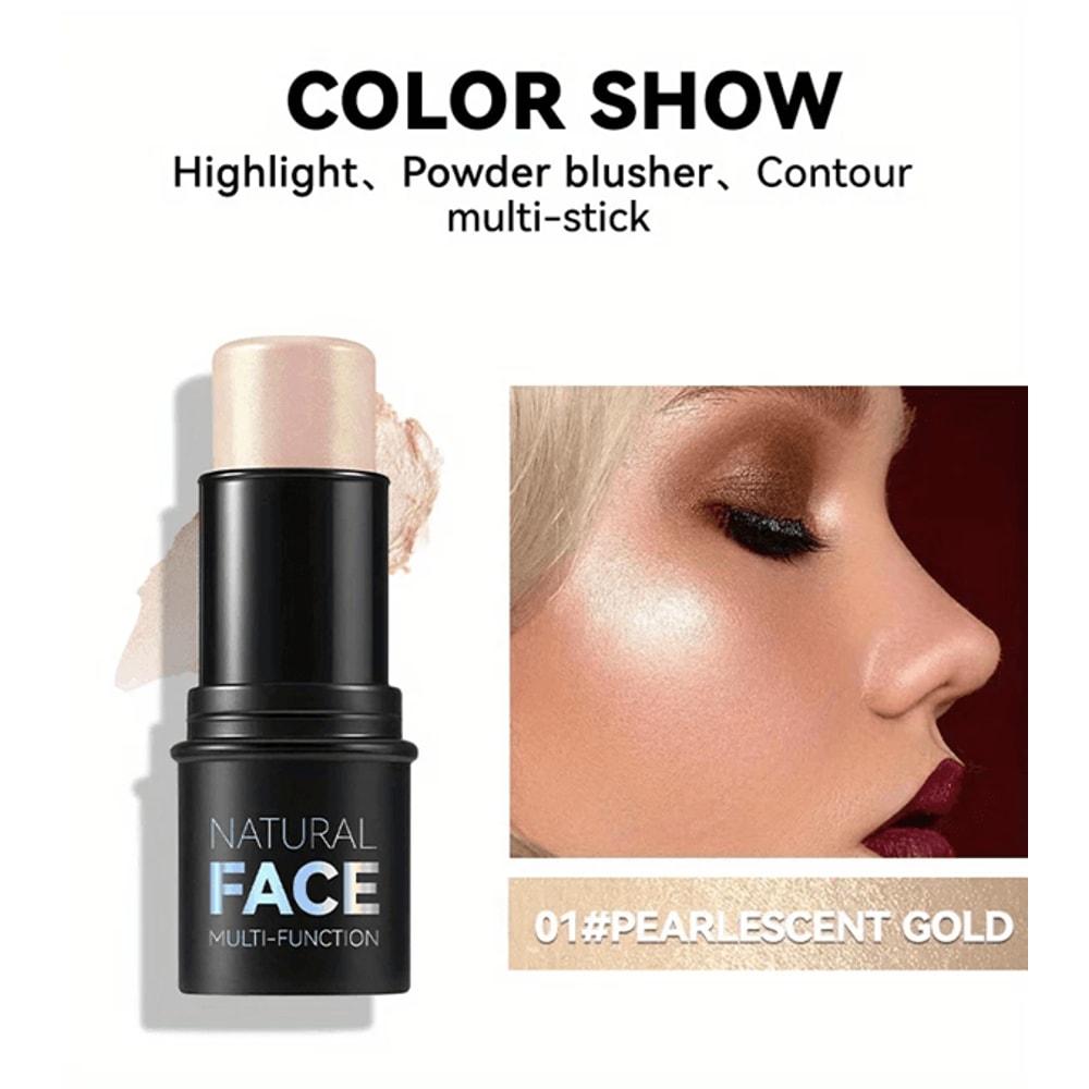 Cream Contour Stick Set With Bronzer Blush And Highlighter 3