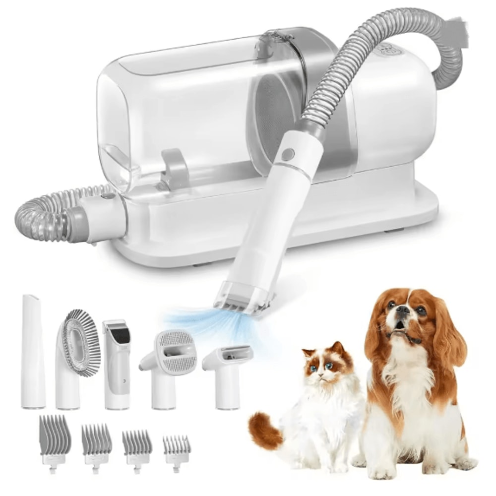 Dog Grooming Vacuum Kit With Brush And Large Capacity Pet Hair Cleaner 3