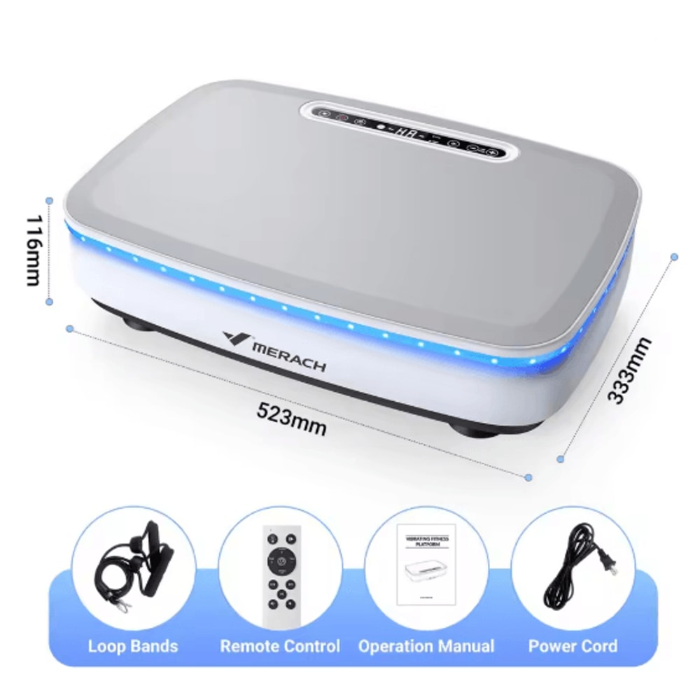 MERACH Whole Body Vibration Plate Exercise Machine For Home Fitness 3