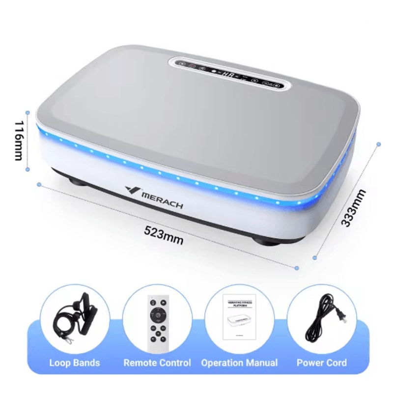 MERACH Whole Body Vibration Plate Exercise Machine For Home Fitness 3