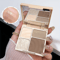 Glow Sculpt Facial Highlighter Palette Matte And Shimmer Contour Powder 2