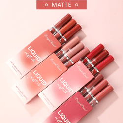 3 piece long lasting liquid lipstick set matte waterproof finish