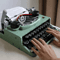 Retro Typewriter Building Blocks Set Collectible Display Model For Adults 1