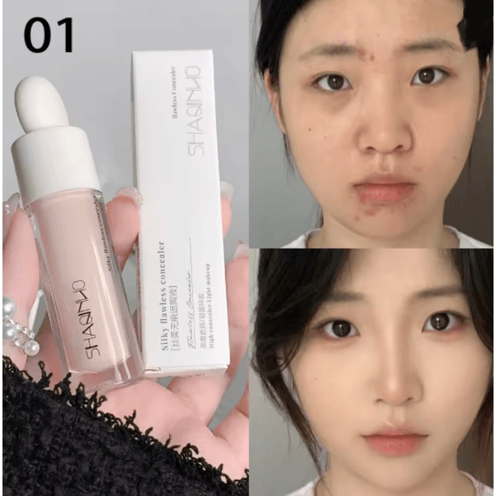 Silky 3 Color Concealer Palette For Acne Dark Circles And Face Brightening 3