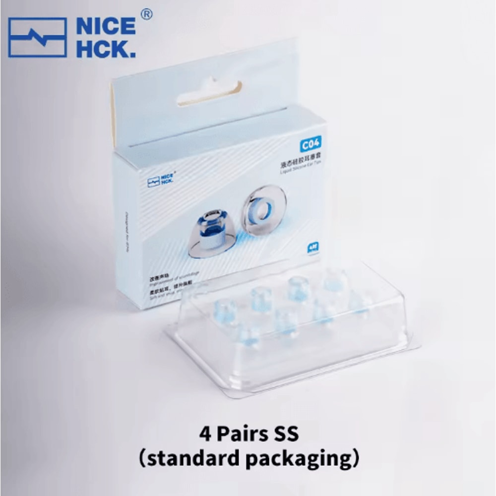 NICEHCK Liquid Silicone Ear Tips Noise Isolating Reusable Eartips 3
