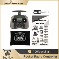 radiomaster pocket hall gimbal rc transmitter with foldable antenna