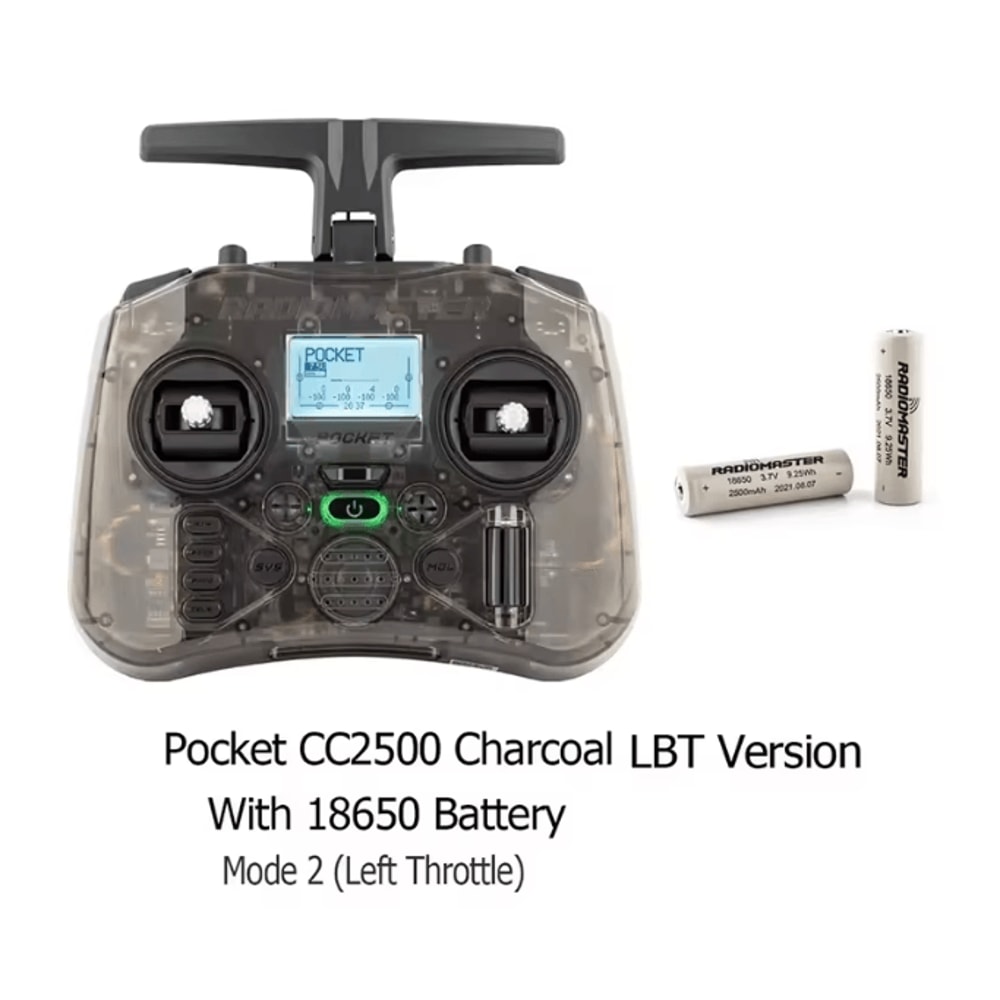 Radiomaster Pocket Hall Gimbal RC Transmitter With Foldable Antenna 16