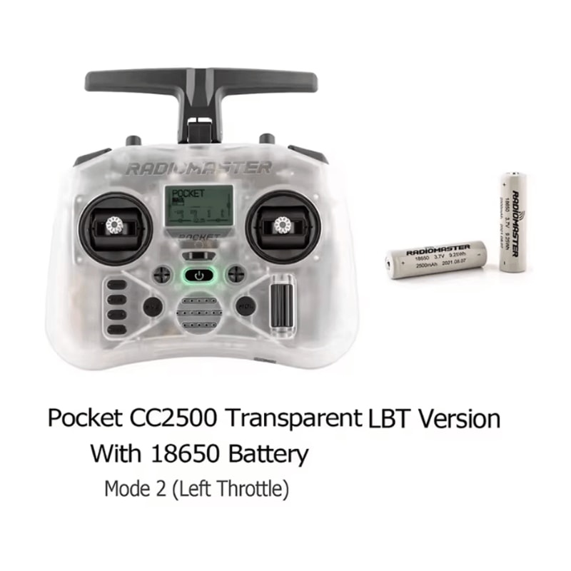 Radiomaster Pocket Hall Gimbal RC Transmitter With Foldable Antenna 18