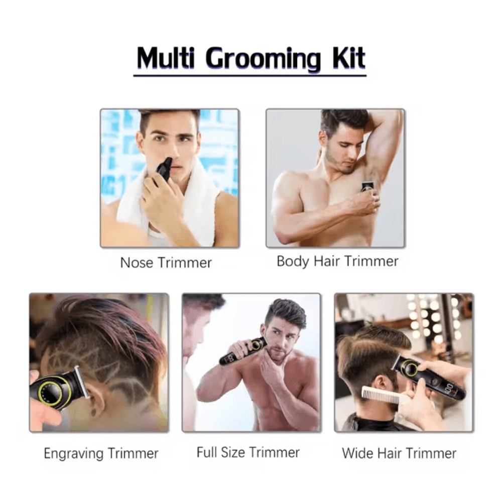 Kemei 696 Electric Hair Clipper 5 In 1 Professional Trimmer For Men 3