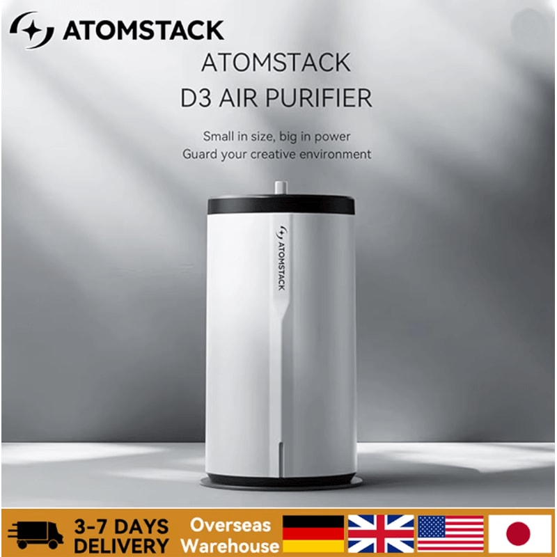 AtomStack Laser Engraver Air Purifier High Efficiency Smoke Filter For Home And Office 0