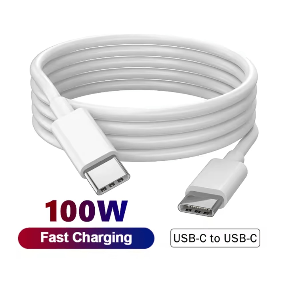 100W USB C To USB C Fast Charging Cable PD Type C Data Cable 0