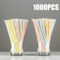 Fluorescent Bendable Drinking Straws Reusable Plastic Party Supplies 12