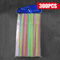 Fluorescent Bendable Drinking Straws Reusable Plastic Party Supplies 2