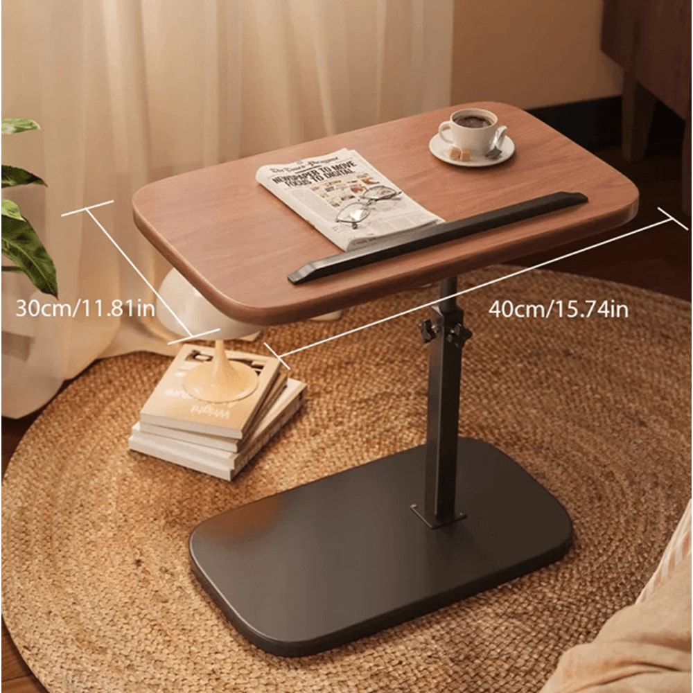 Adjustable Lift Top Laptop Desk Foldable Small Space Workstation 4