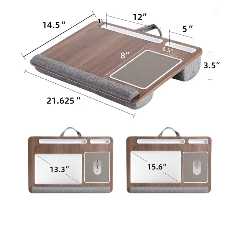 Portable Laptop Desk With Mouse Pad And Anti Slip Design 3