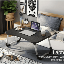 extra large portable laptop bed desk with cup holder and drawer