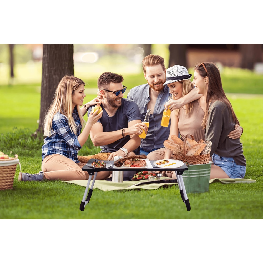 Extra Large Portable Laptop Bed Desk With Cup Holder And Drawer 2