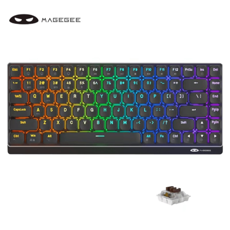 Moon84 Wireless RGB Mechanical Keyboard With Triple Mode Connectivity 4