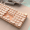 EWEADN V20 Typewriter Mechanical Gaming Keyboard With LED Backlit 104 Keys 4