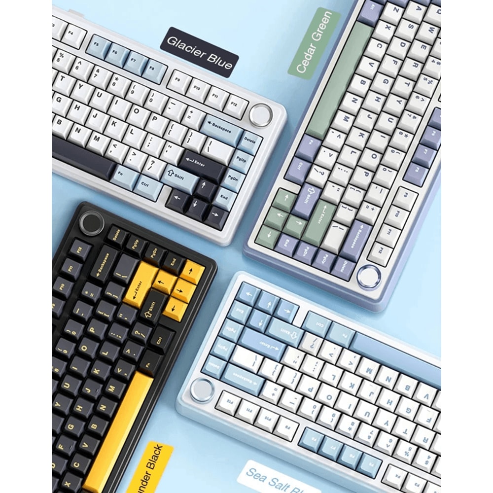 AULA F75 Wireless RGB Mechanical Keyboard 75 Percent Gasket Gaming Layout 1