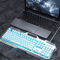 EWEADN GX80Z Silent Gaming Keyboard 104 Key Wired All Metal Backlit 3