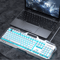 EWEADN GX80Z Silent Gaming Keyboard 104 Key Wired All Metal Backlit 3