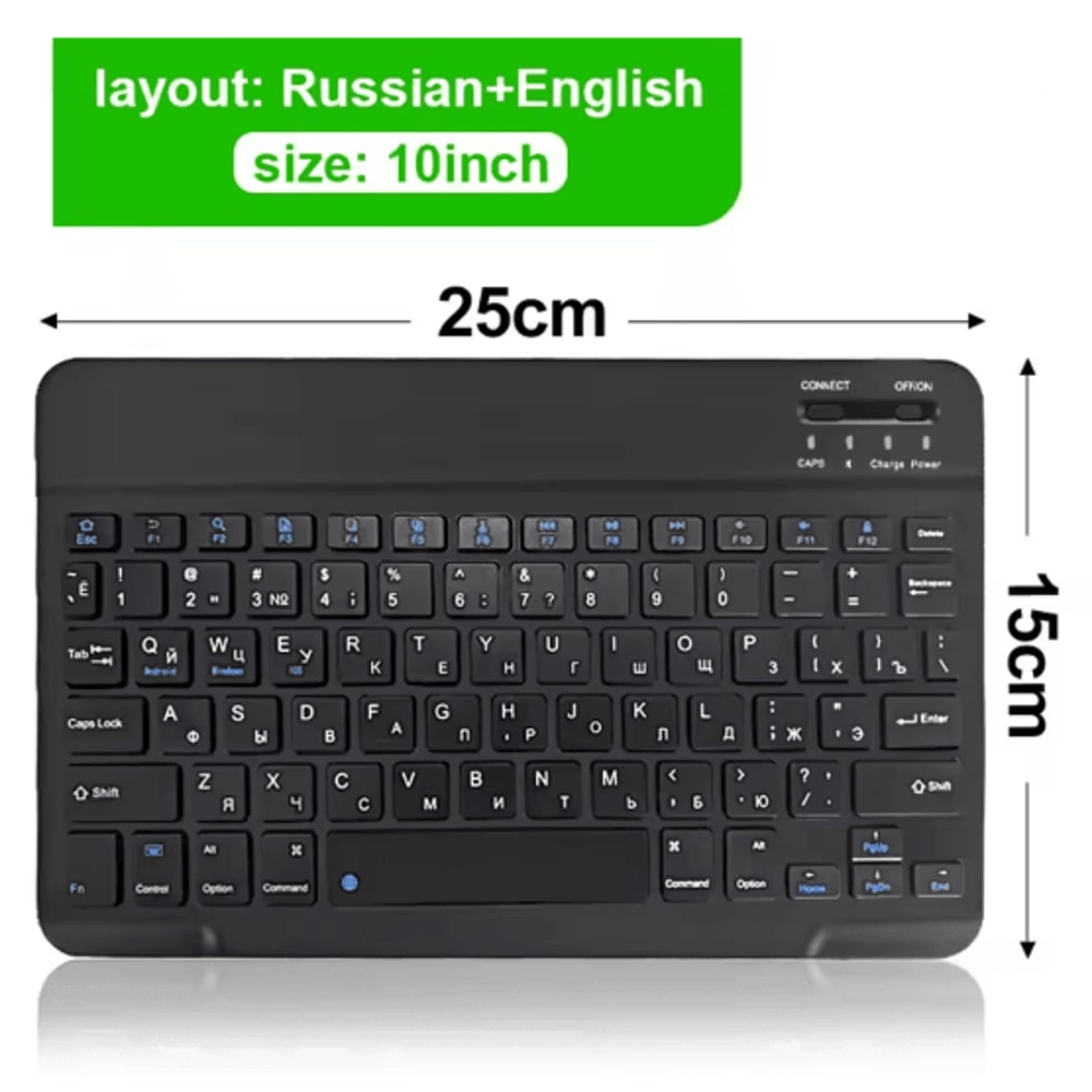 Universal Bluetooth Wireless Keyboard And Mouse Combo For IPad Tablet And PC 2
