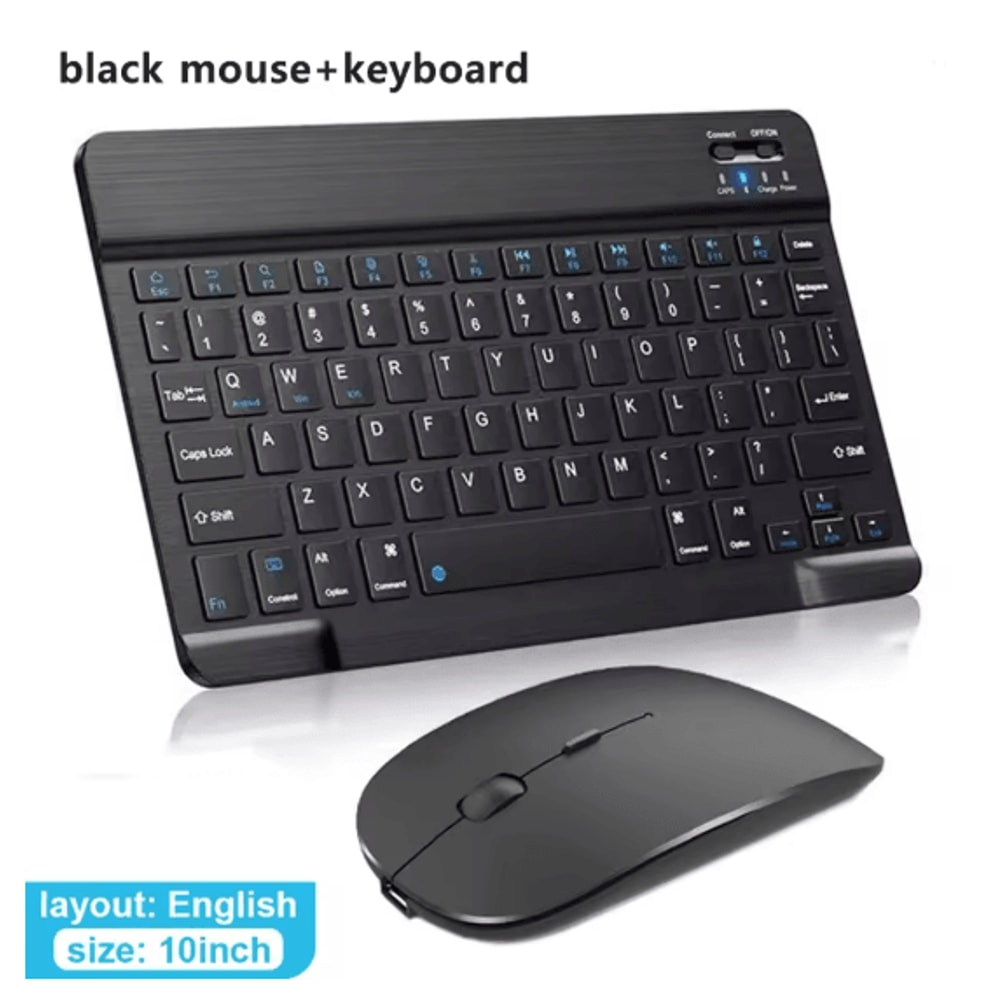 Universal Bluetooth Wireless Keyboard And Mouse Combo For IPad Tablet And PC 3