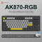 Ajazz AK870 Wireless RGB Mechanical Keyboard 84 Key Hot Swap With TFT Display 3