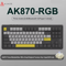 Ajazz AK870 Wireless RGB Mechanical Keyboard 84 Key Hot Swap With TFT Display 5
