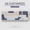 K8 100 Key Wireless Mechanical Keyboard Tri Mode Hot Swappable Gasket Design 0