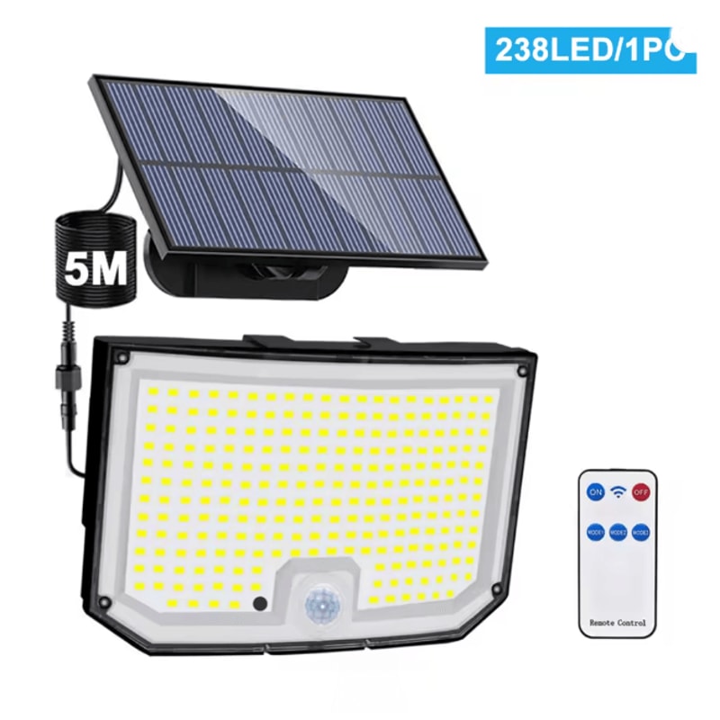 Outdoor Solar Motion Sensor Lights Waterproof LED Security Flood Light 3