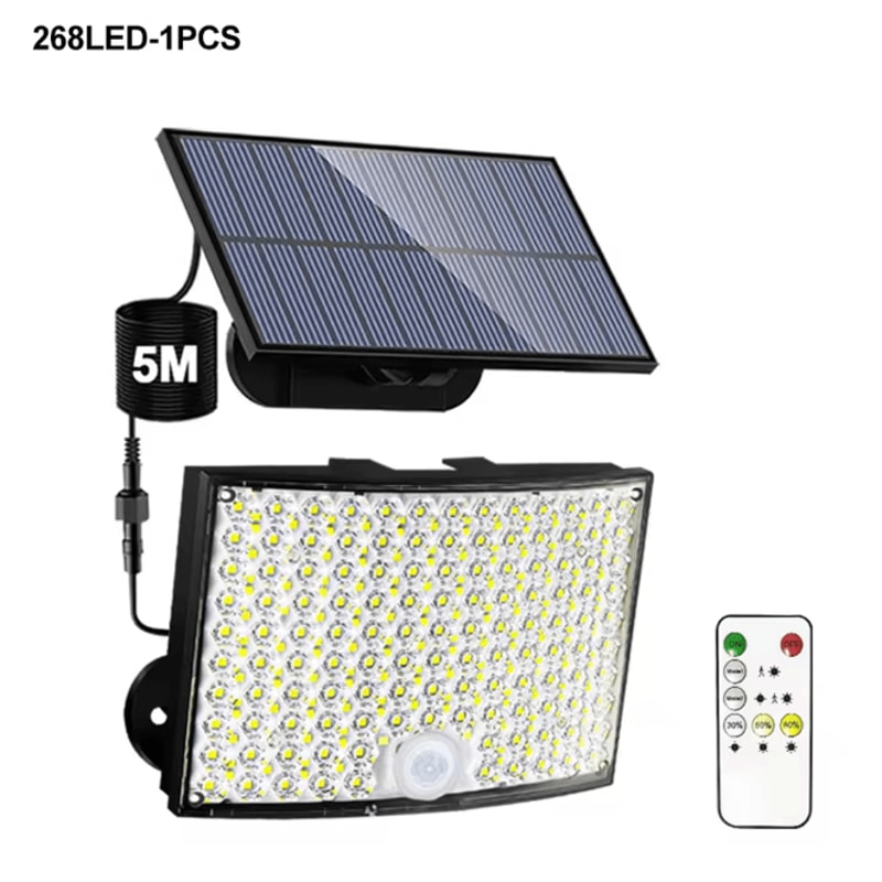 Outdoor Solar Motion Sensor Lights Waterproof LED Security Flood Light 5
