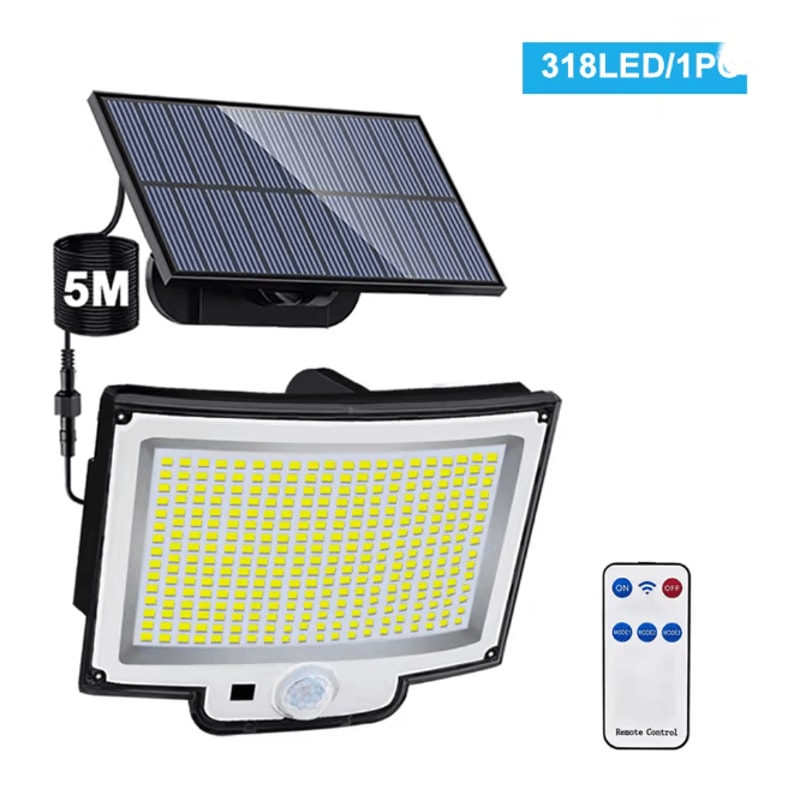 Outdoor Solar Motion Sensor Lights Waterproof LED Security Flood Light 7