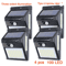 3 Sided Solar Motion Sensor Light 100 LED Outdoor Waterproof Wall Lamp 5