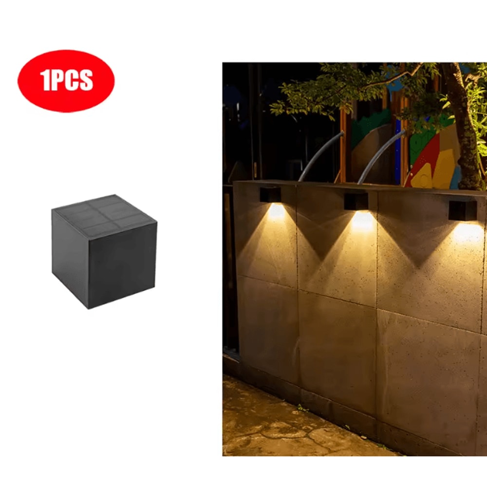 SolarGlow LED Outdoor Wall Light For Garden And Fence 4