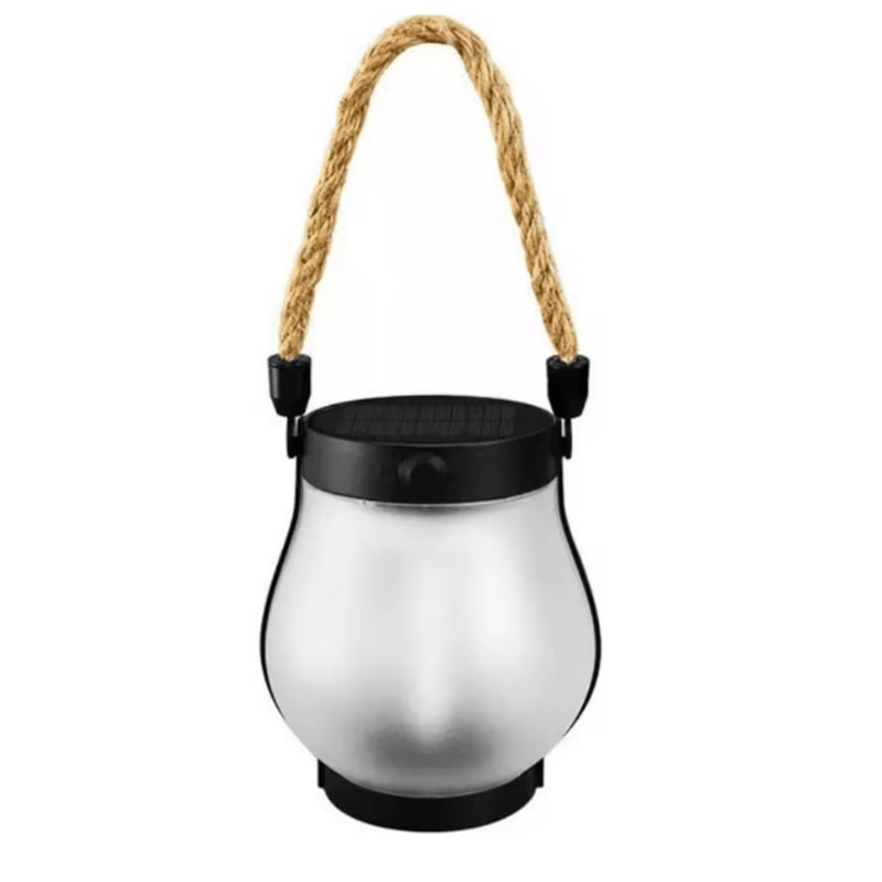 FlameGlow Solar Flickering Lantern With USB Charging 4