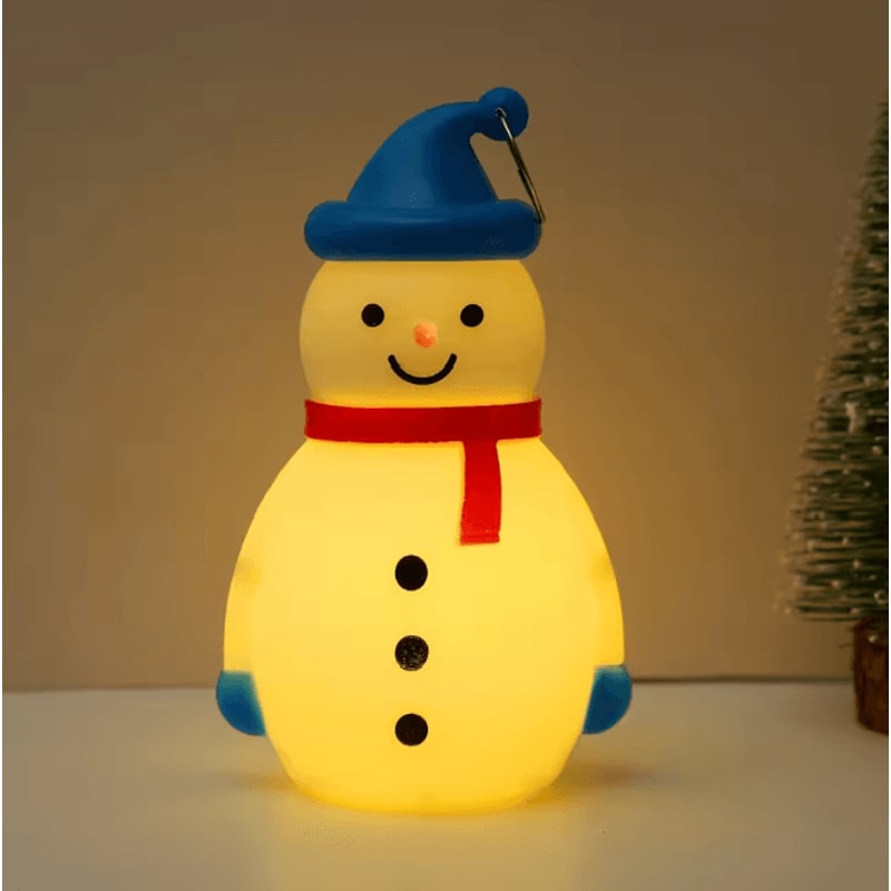 SnowGlow Solar Snowman Garden Light For Christmas Decor 9