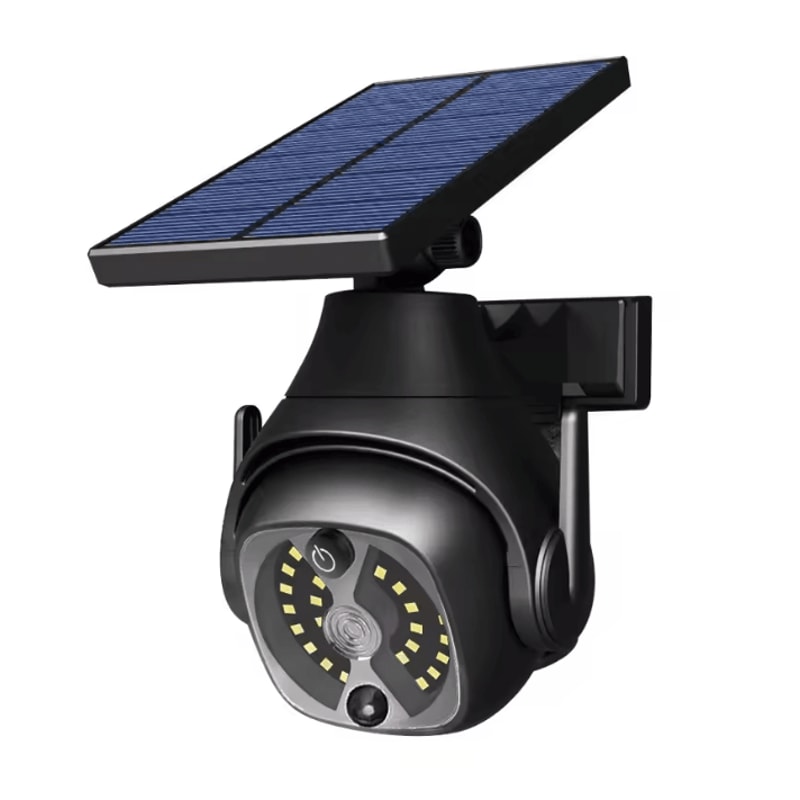 SecureBeam Solar Motion Sensor Wall Light With Camera Design 3