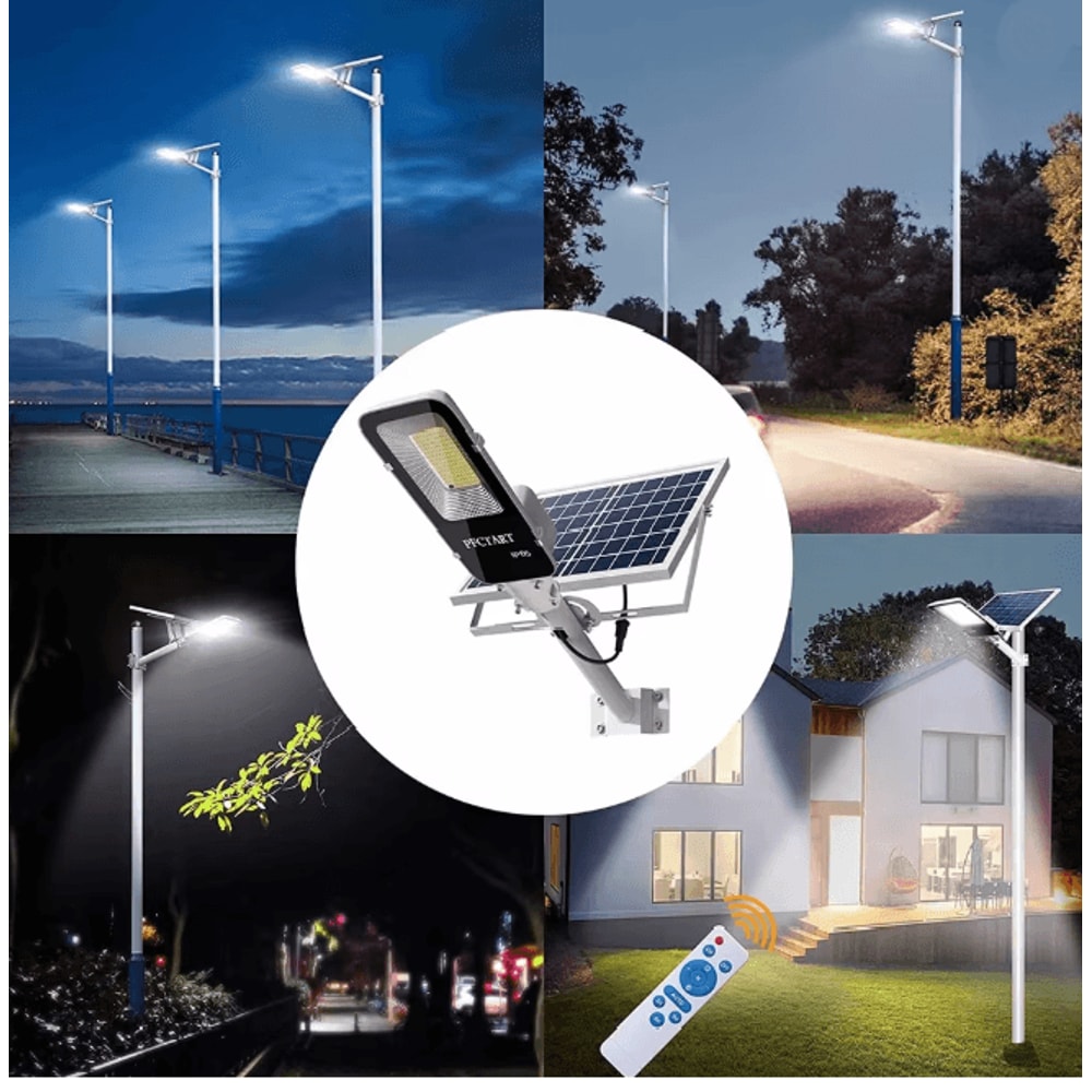 PowerBeam 200W Solar Street Light For Garage And Garden 1