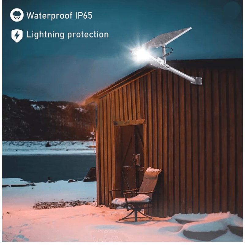 PowerBeam 200W Solar Street Light For Garage And Garden 2