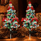 EverGlow Solar Christmas Tree Garden Light 0