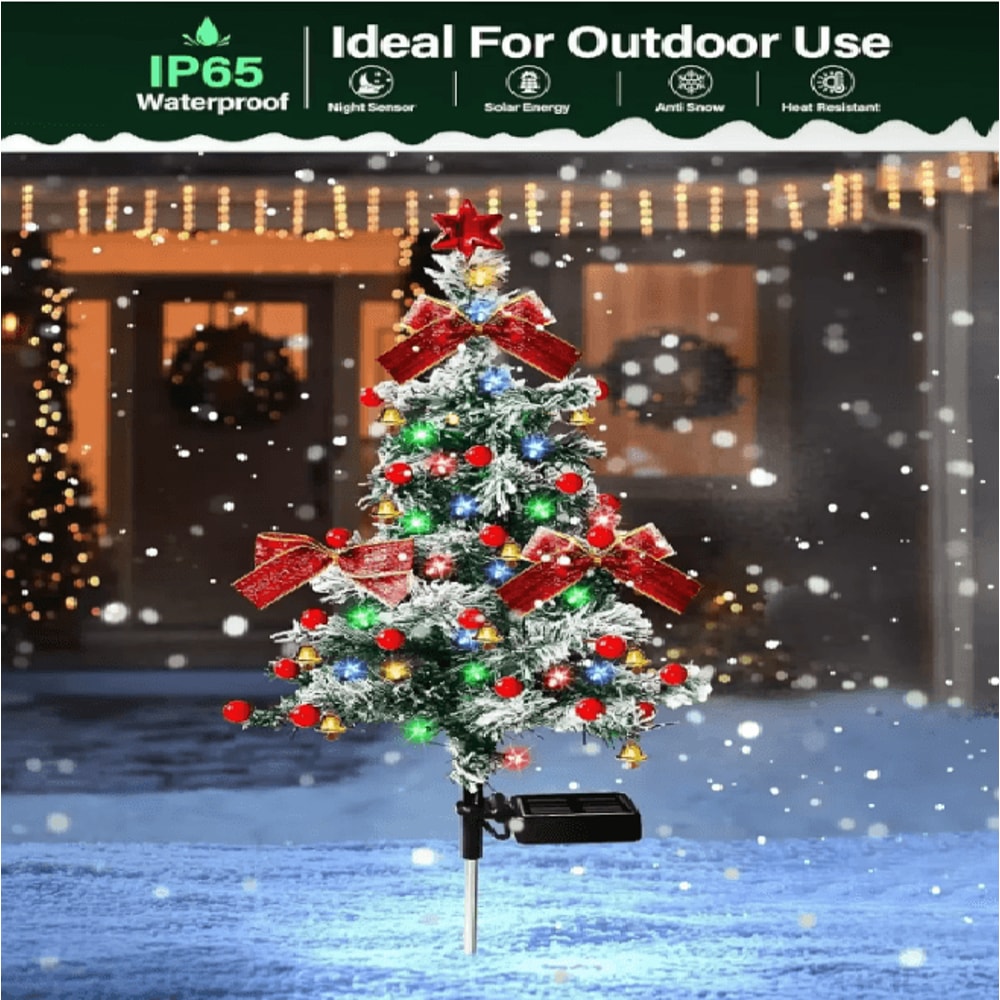 EverGlow Solar Christmas Tree Garden Light 3