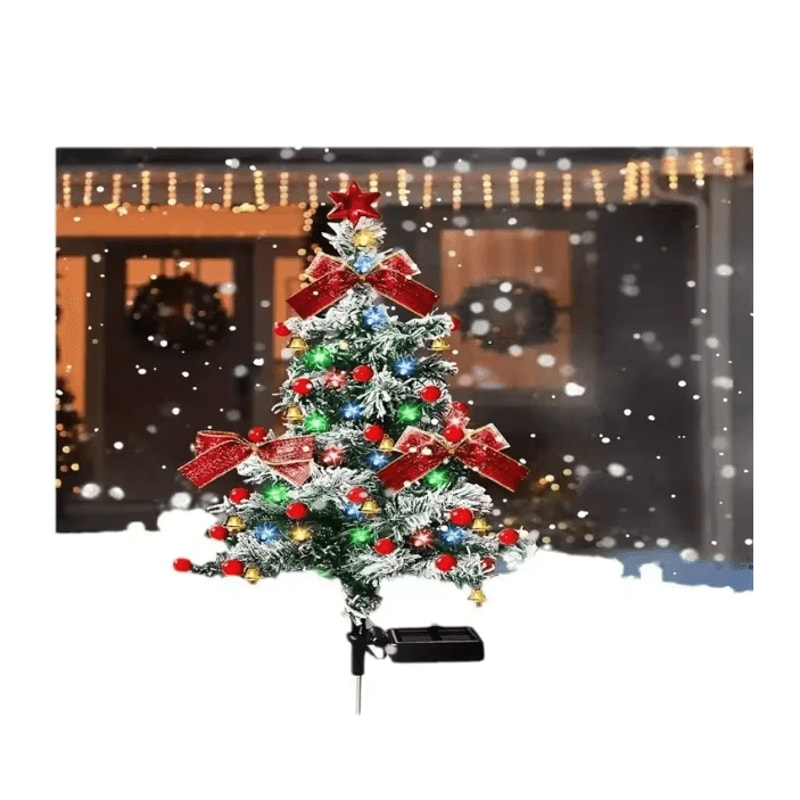 EverGlow Solar Christmas Tree Garden Light 4