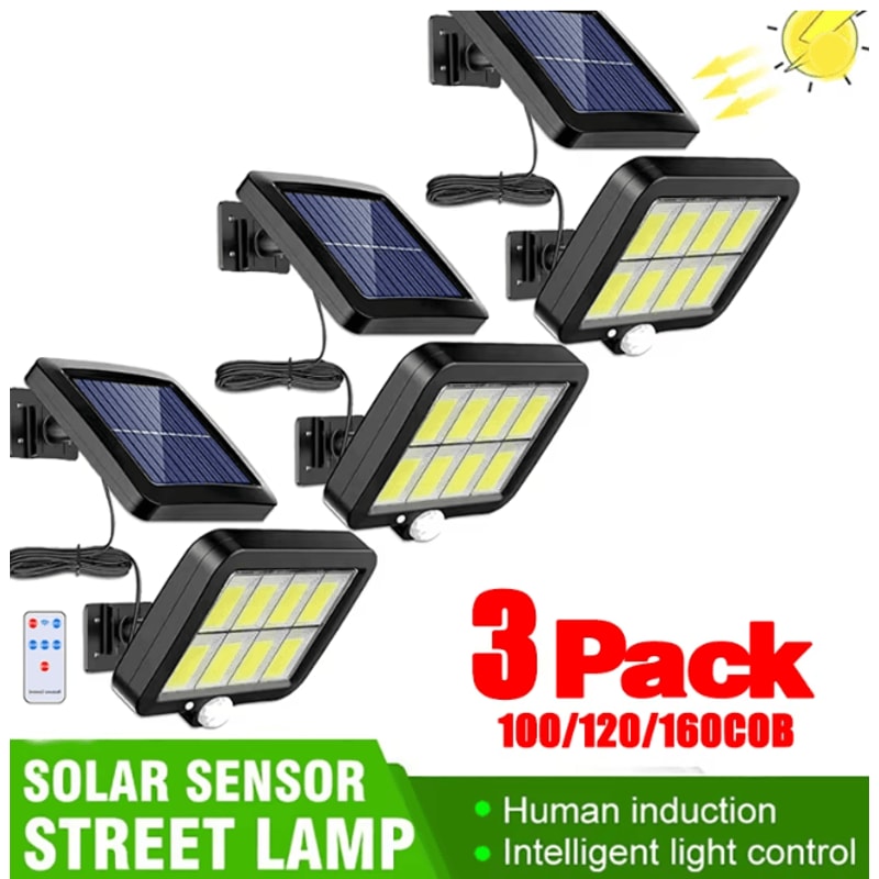 BrightGuard Solar Motion Sensor Wall Light With Split Panel 0